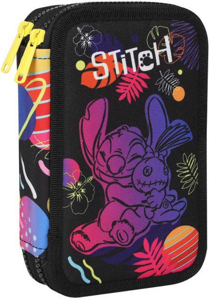Piórnik z wyposażeniem Coolpack Jumper 2 Stitch black Zdjęcie produktu 