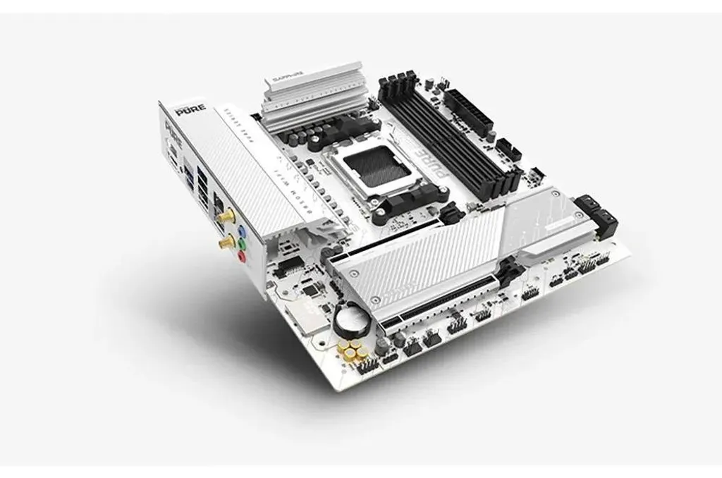 Sapphire MB PURE B850M WIFI Idéal pour PC Multitâche AM5 et Mémoire DDR5