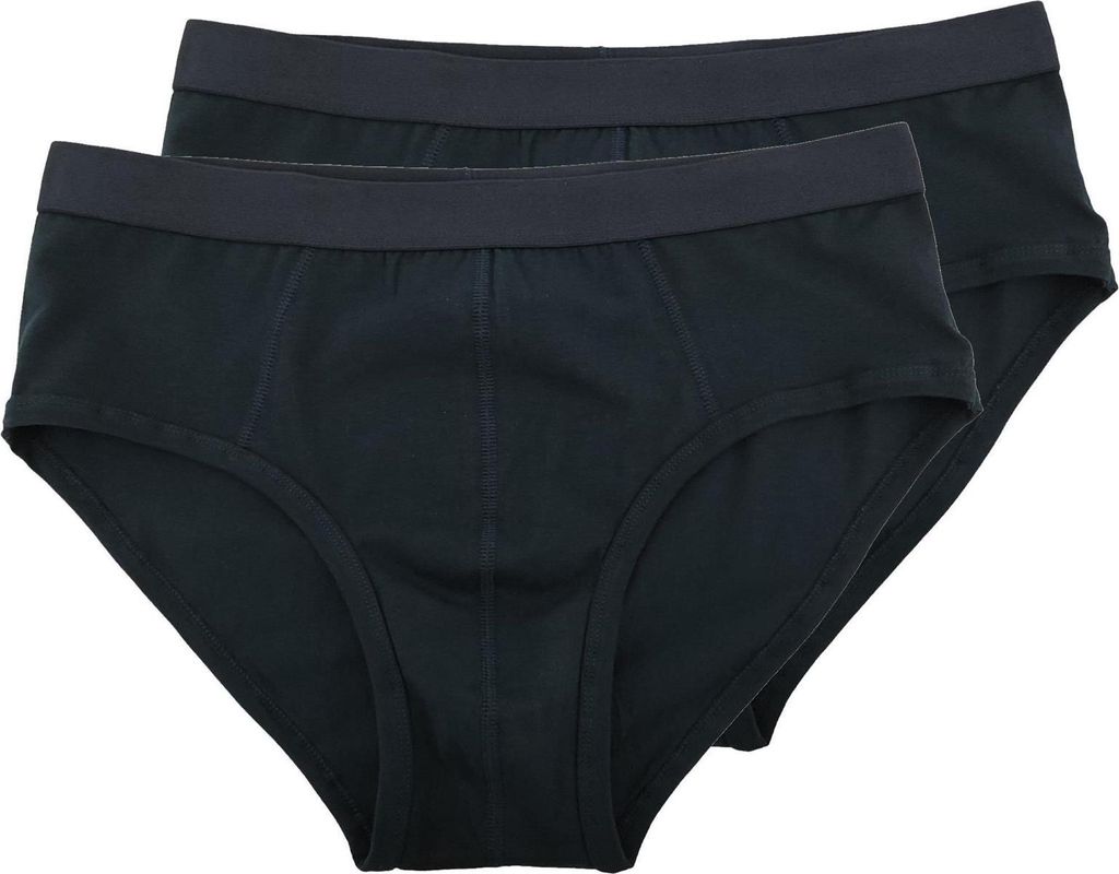 2x pantaloni slip da uomo in cotone, blu scuro/M/5 Immagine del prodotto 