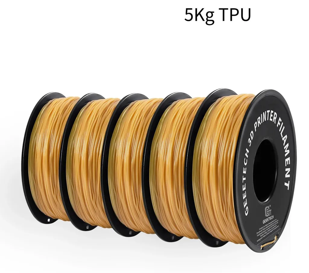 Filament TPU 1.75mm Or : Finissez-en avec les Impressions Cassantes