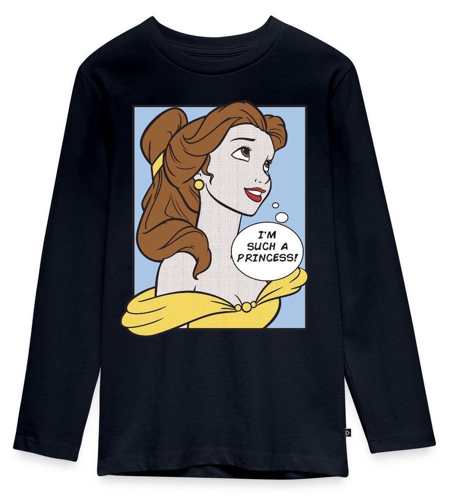 Belle Mit Spruch I'm Such A Princess Teenager Premium Langarmshirt, 146/152 (10 Jahre), Navy
