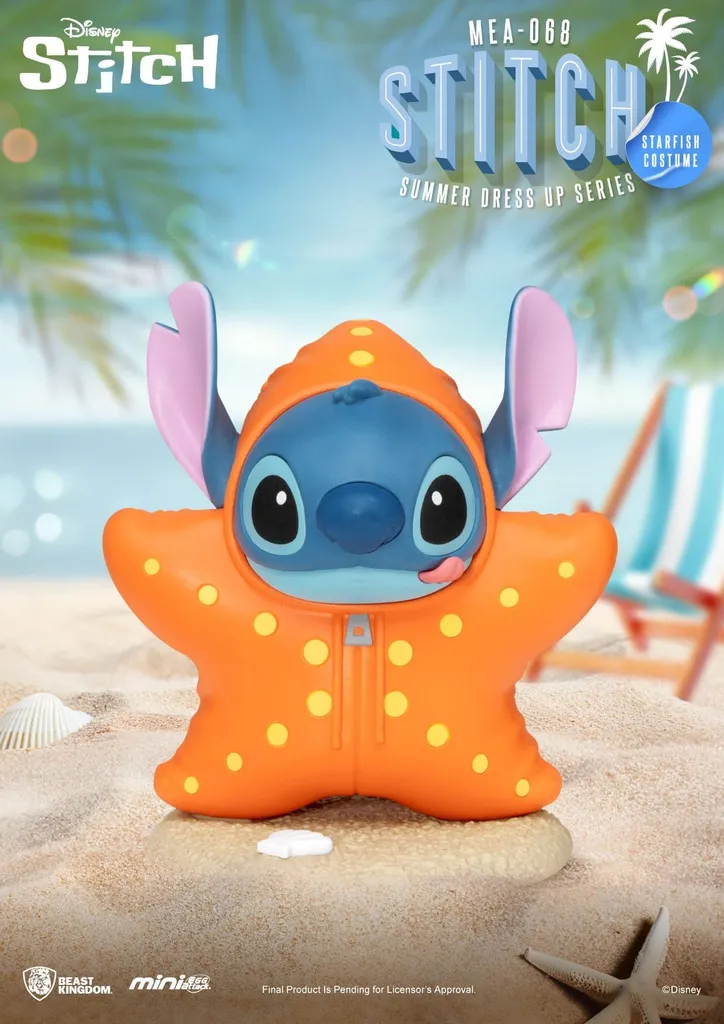 Figurine Stitch Beast Kingdom : mini statuette de collection été
