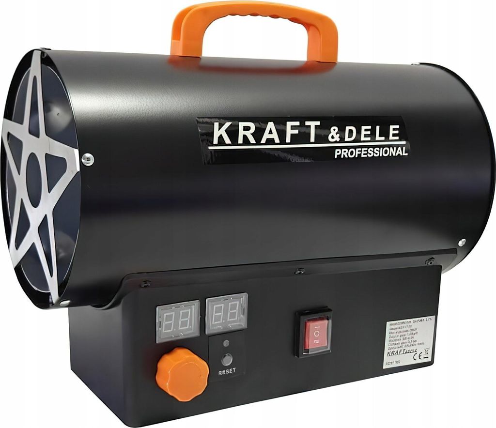Nagrzewnica gazowa Kraft&Dele KD11700 z termostatem i Zdjęcie produktu 