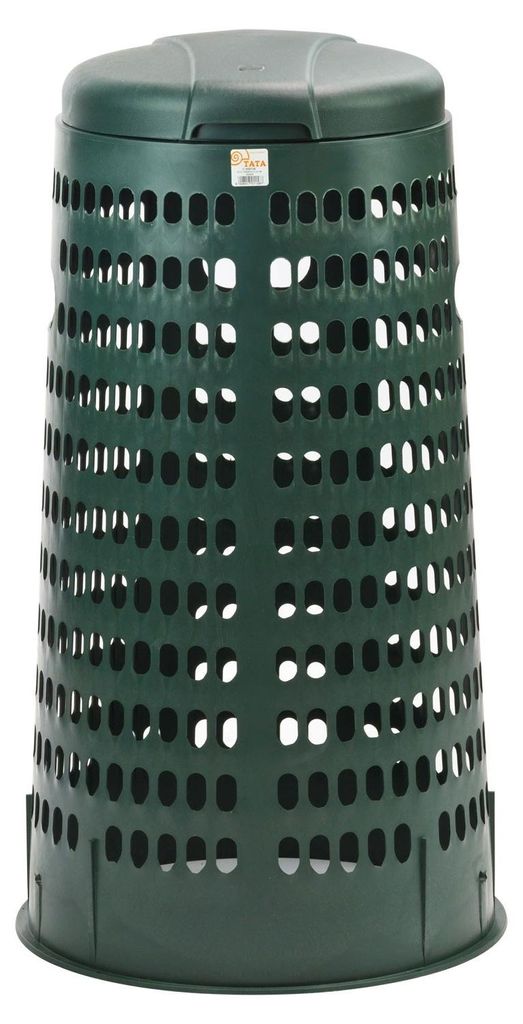 Müllsackständer Abfallsammler Müllsackhalter Müllsammler 120 ltr PVC grün, 8006417011587, 15089
