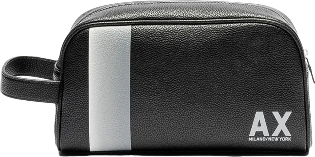 Armani Exchange 958427 4r818 Trousse de toilette Noir One Size Luxe