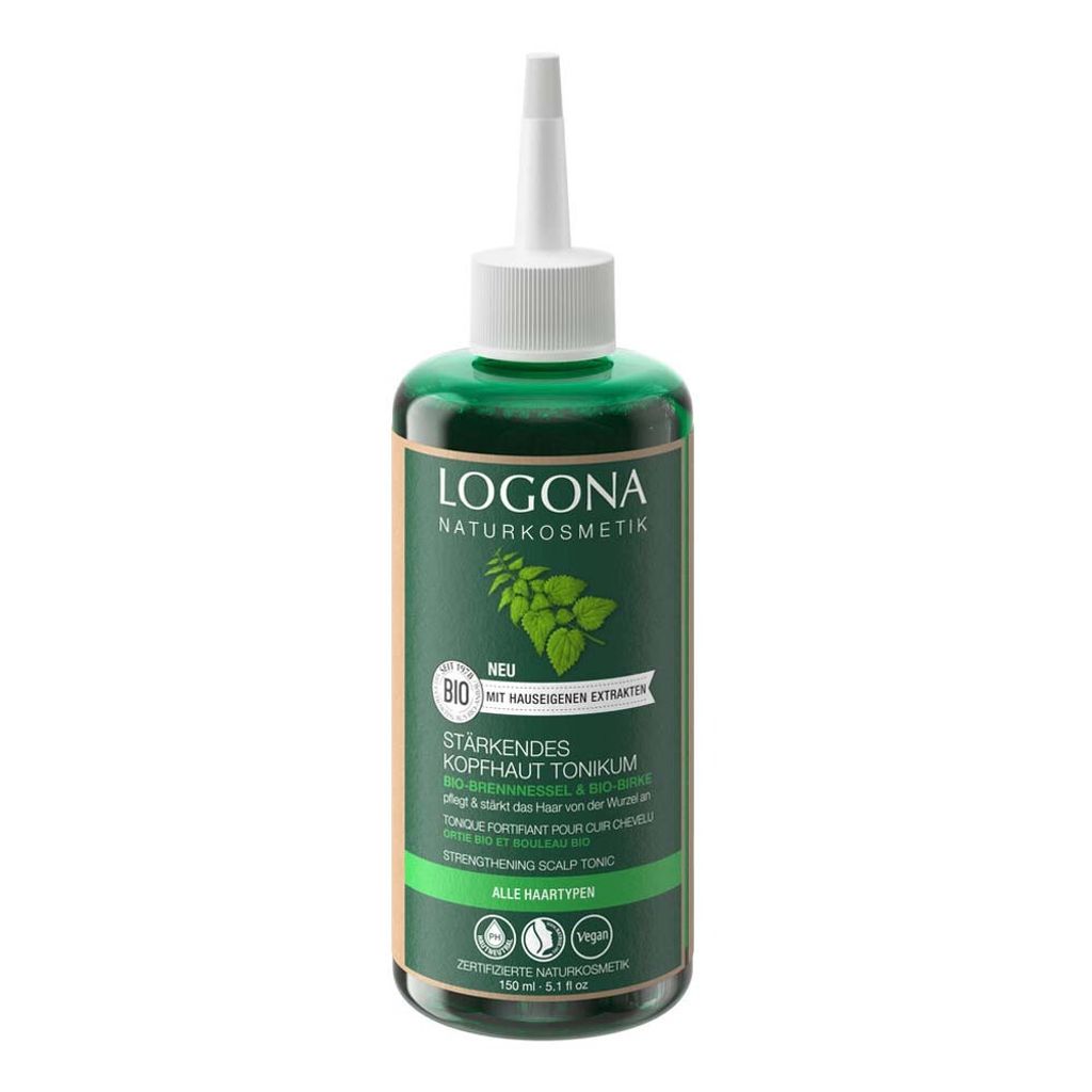 Logona Stärkendes Kopfhaut Tonikum Bio- Brennnessel & Produktbild 