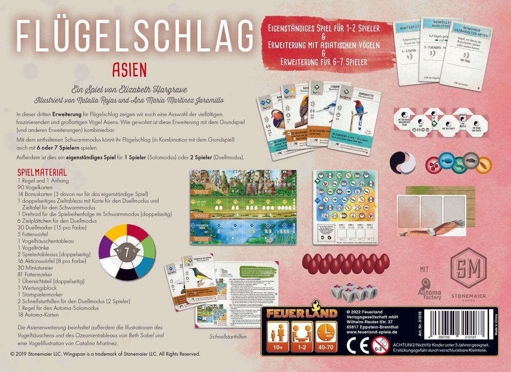 Flügelschlag: Asien-Erweiterung [Erweiterung] Produktbild 4