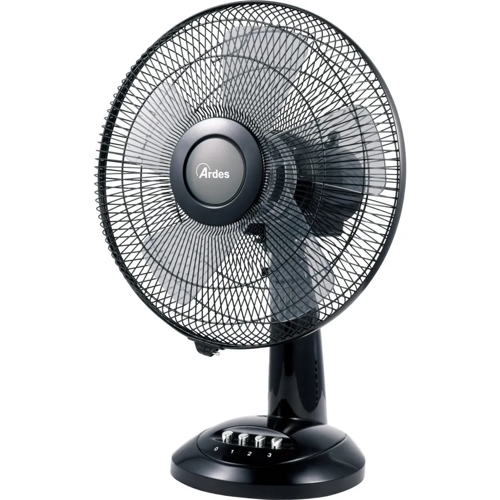 Ventilateur noir Ardes Style 31 pour chambre et salon rafraîchissant