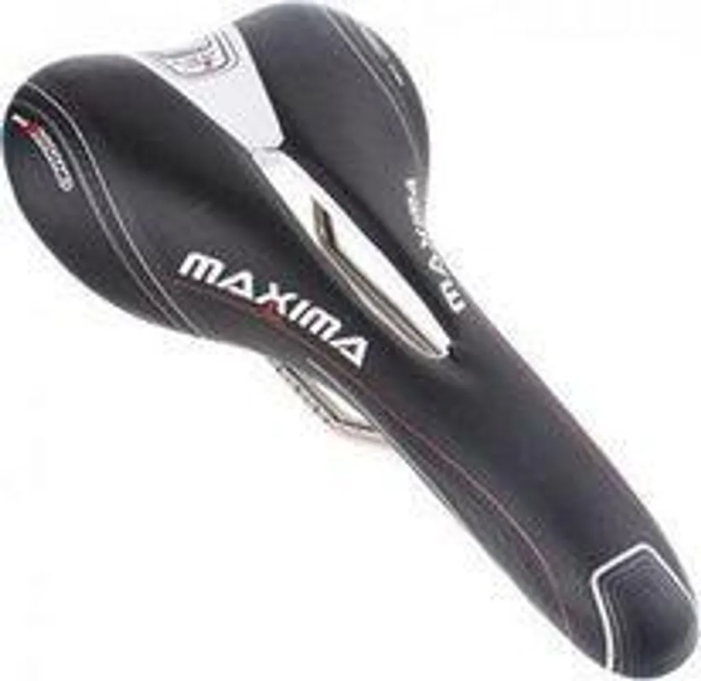 Selle de Vélo Anti-Douleur Selle Bassano Maxima Race ATB Carbone Noir Pro
