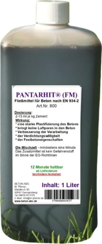 Pantarhit FM-Fließmittel Betonverflüssiger Plastifizierer - Produktbild 