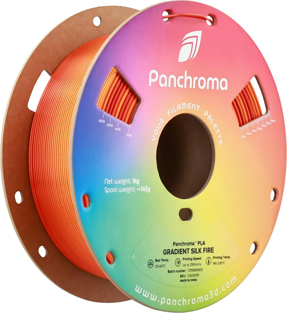 Filamento 3D Panchroma™ Silk Gradient Fire 1kg - Alta Velocità 1.75mm
