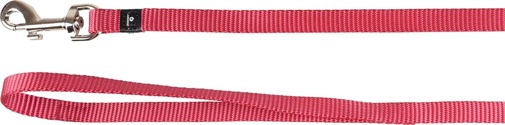Flamingo Leine Ziggi kirschrot, Maße: 130 cm / 10 mm