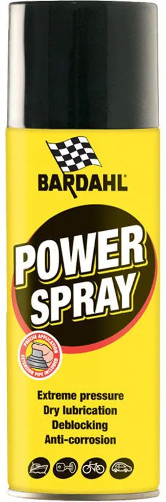 Spray lubrifiant sec PTFE 400ml Cema Bardahl pour entretien vélo et VTT