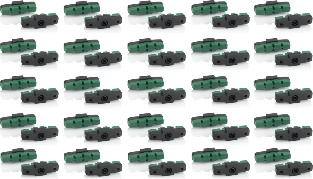 Sécurisez vos Freins Magura avec 25 Paires de Patins 50mm Verts Anti-Bruit