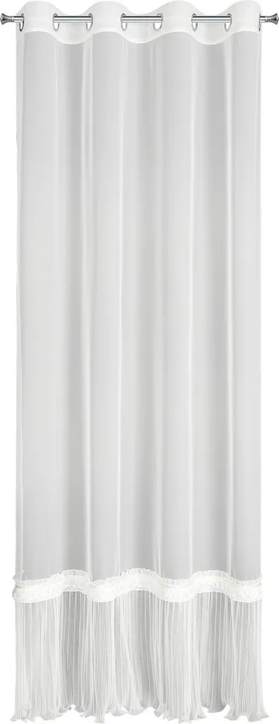 Rideau Occultant Léger Megan Blanc 140x250 pour Habillage de Fenêtre