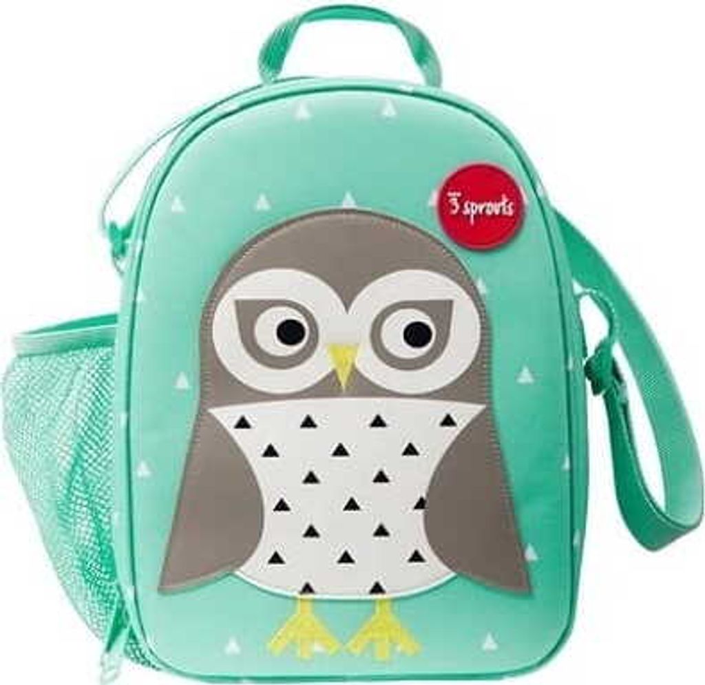 3 Sprouts Kinder Lunchbag Brotdose Eule