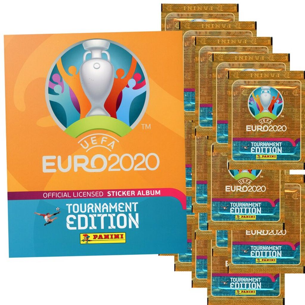 60 Tüten Panini EURO 2020 Preview INTERNATIONALE AUSGABE Sticker 1 Display