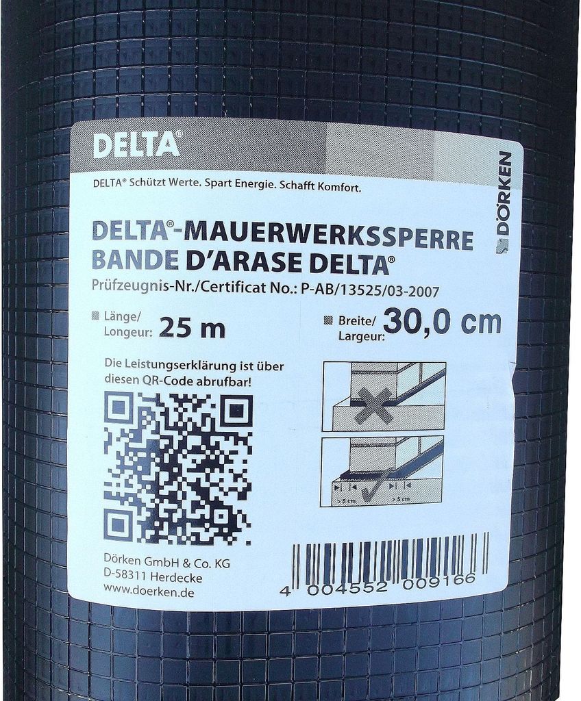 Delta 30,0cm-Mauerwerksperre, 25m (0,4mm) Produktbild 