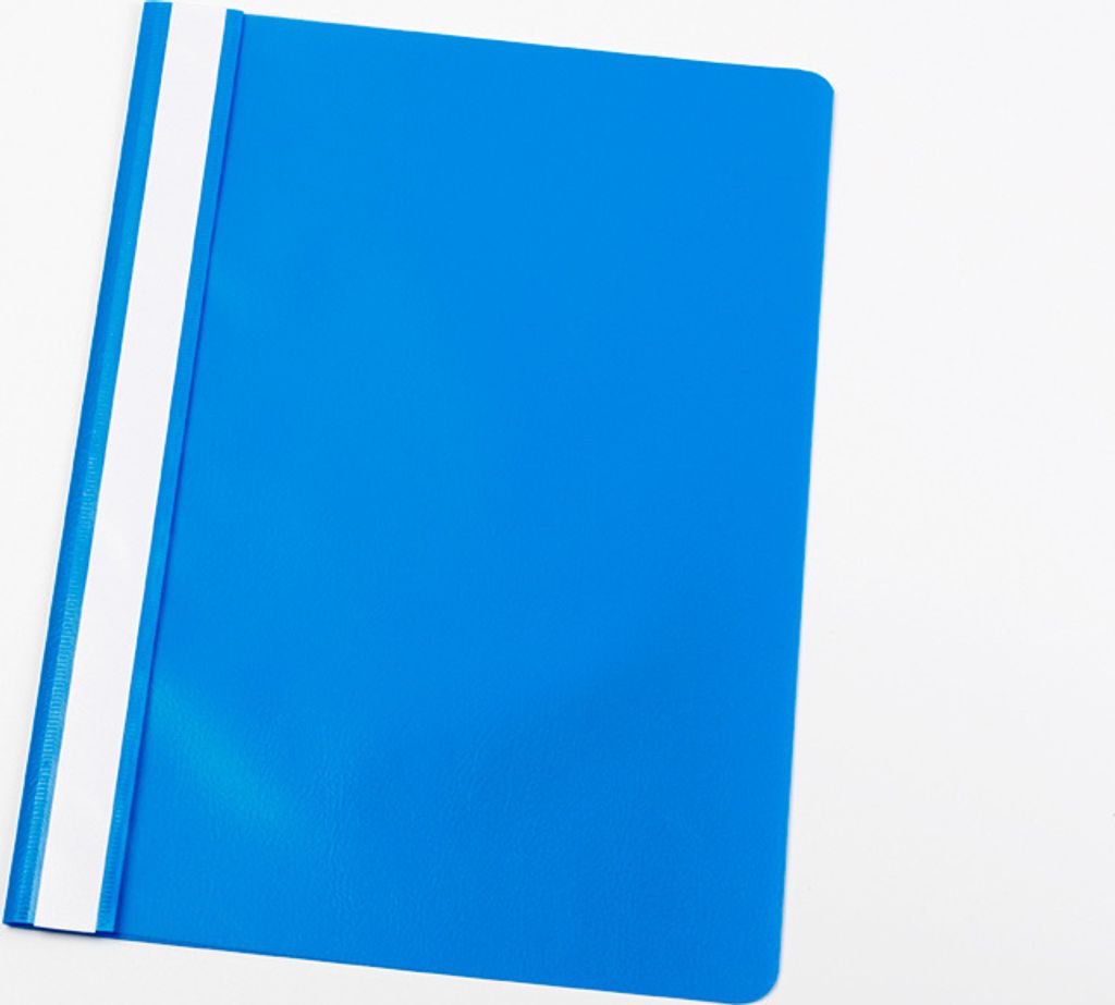 Schnellhefter DIN A4 / PP / Farbe: mittel-blau