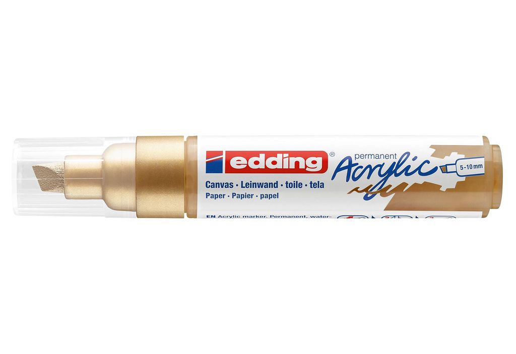 edding 5000 Acrylmarker breit reichgold 5 - 10 mm