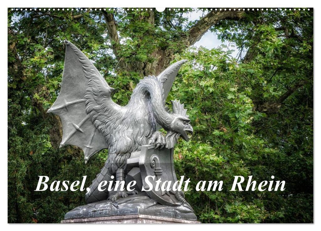 Basel, eine Stadt am Rhein (Wandkalender 2027 DIN A2 quer), CALVENDO Monatskalender