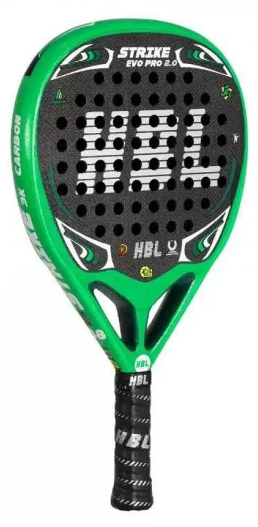 Raquette de Padel Hbl Strike Evo Pro 2.0 Vert - Équilibre et Précision