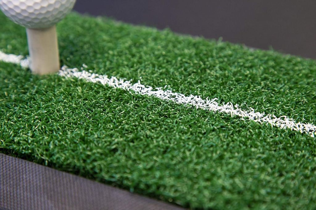 Golfmatte mit Anti-slip - Schwarz