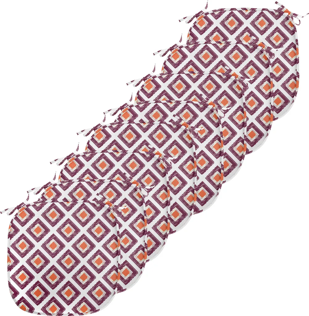 Coussins de Chaise 40x40 cm pour Décoration de Cuisine Moderne Lot de 8