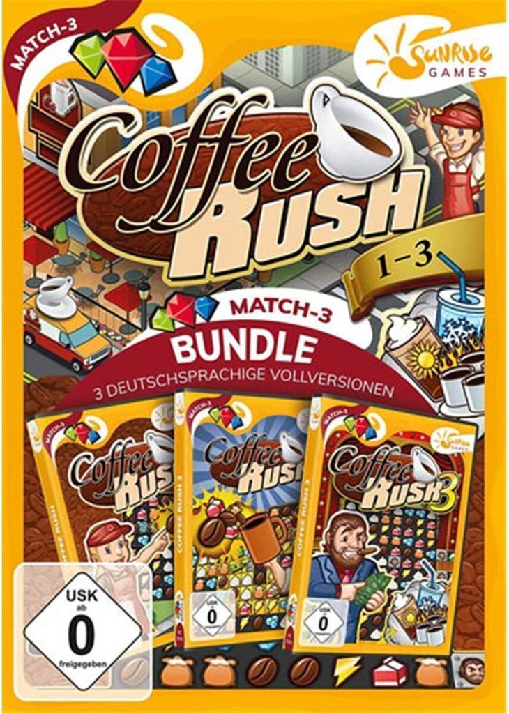 Coffe Rush 1-3 PC SUNRISE Produktbild 