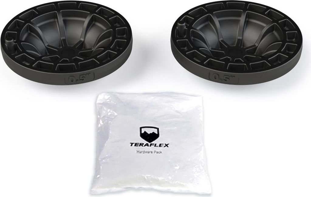 Distanzbuchsen set hinten +0,5" = 15mm Höherlegung Fahrwerk Jeep Wrangler JL 18-