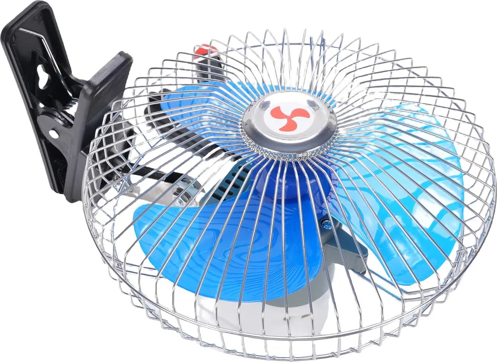 Ventilateur de bord 12V pour engin de chantier et pelleteuse robuste