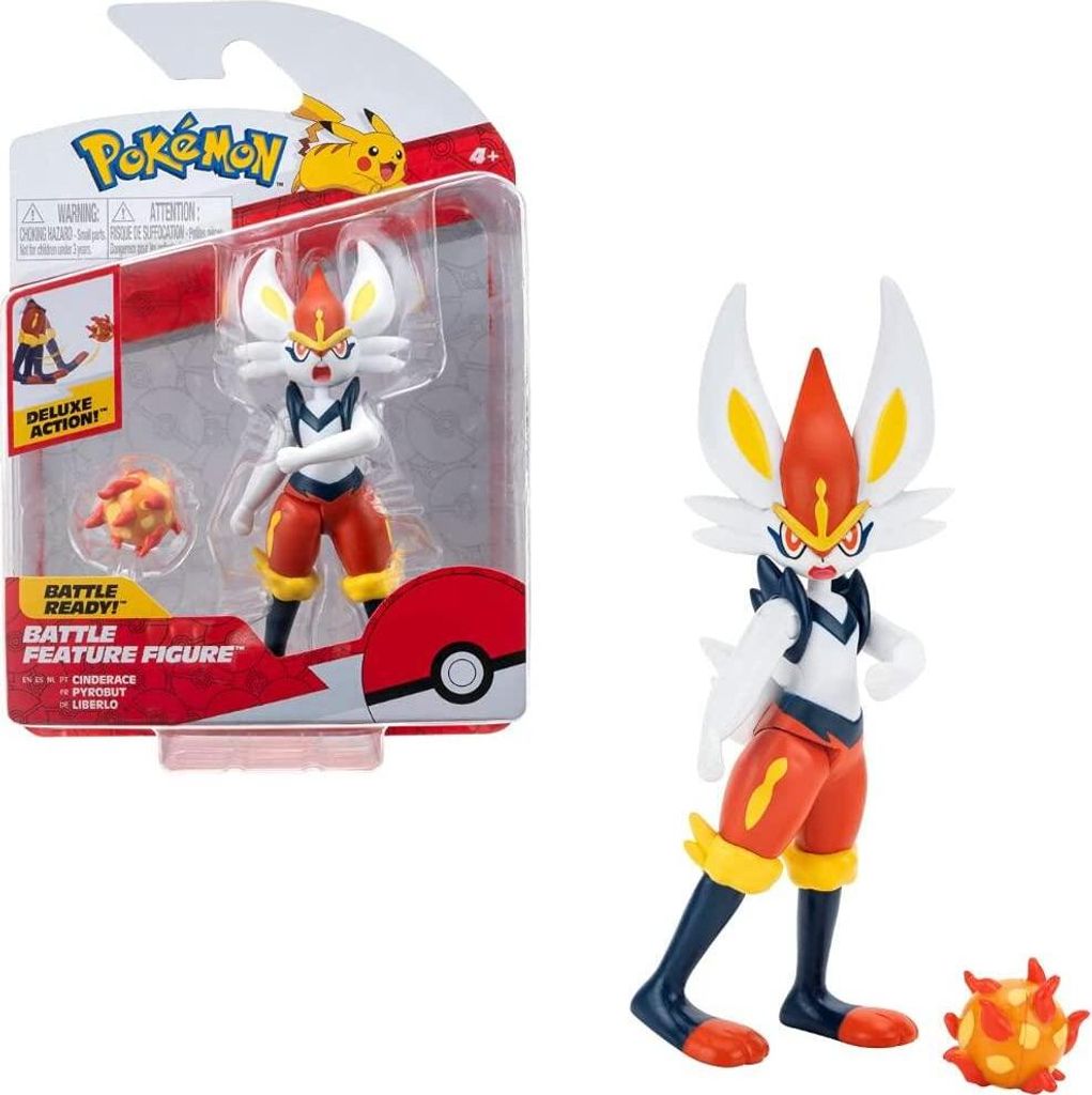 Jazwares Pokémon Battle Feature Figur Liberlo 10 cm Produktbild 3