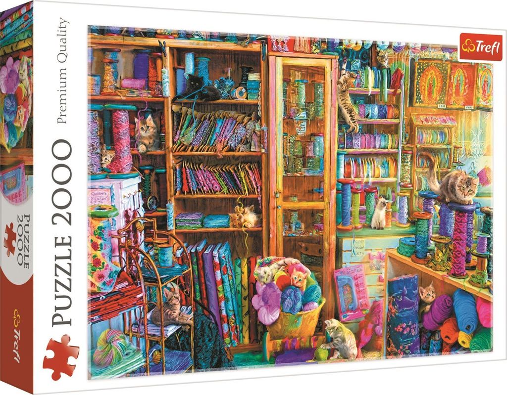 TREFL Puzzle Katzenparadies 2000 Teile Produktbild 