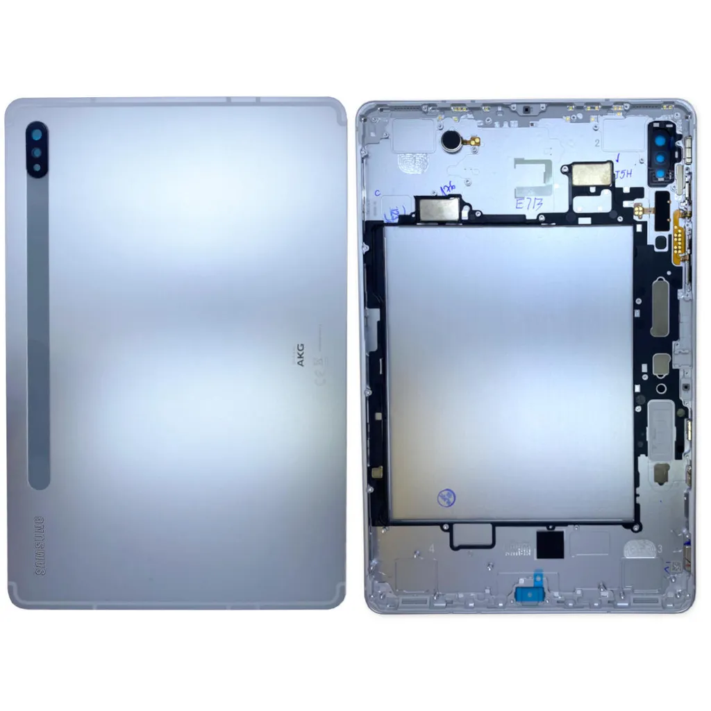Réparer sa Galaxy Tab S7 T870 avec le Cache Batterie Argenté Samsung