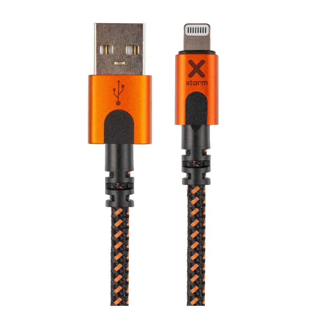 Câble de charge USB vers Lightning robuste de 1,5m pour iPhone et AirPods