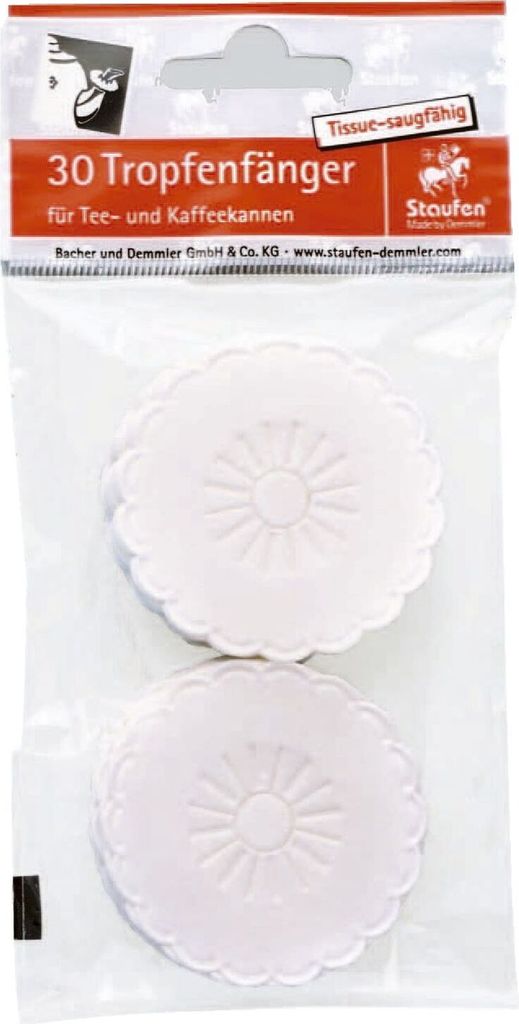 Staufen 800500 Papierowy łapacz kropel, chłonny, Ø 5 cm, Zdjęcie produktu 