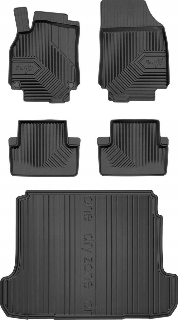 SET 77 Fußmatten und Fußmatten Renault Fluence Sedan 2009-2012