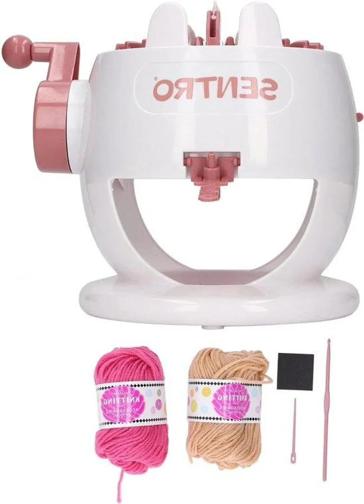 Tricoter sans effort avec cette machine manuelle 22 aiguilles et fils