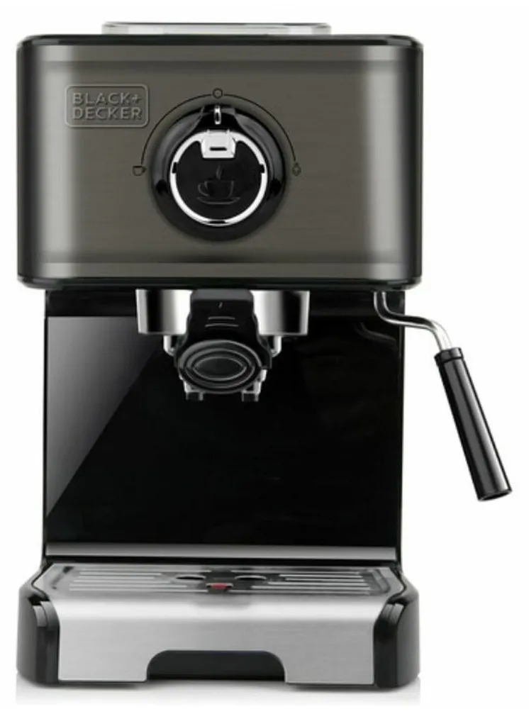 Machine à café expresso Black+decker BXCO1200E gris pour un petit déj - 6