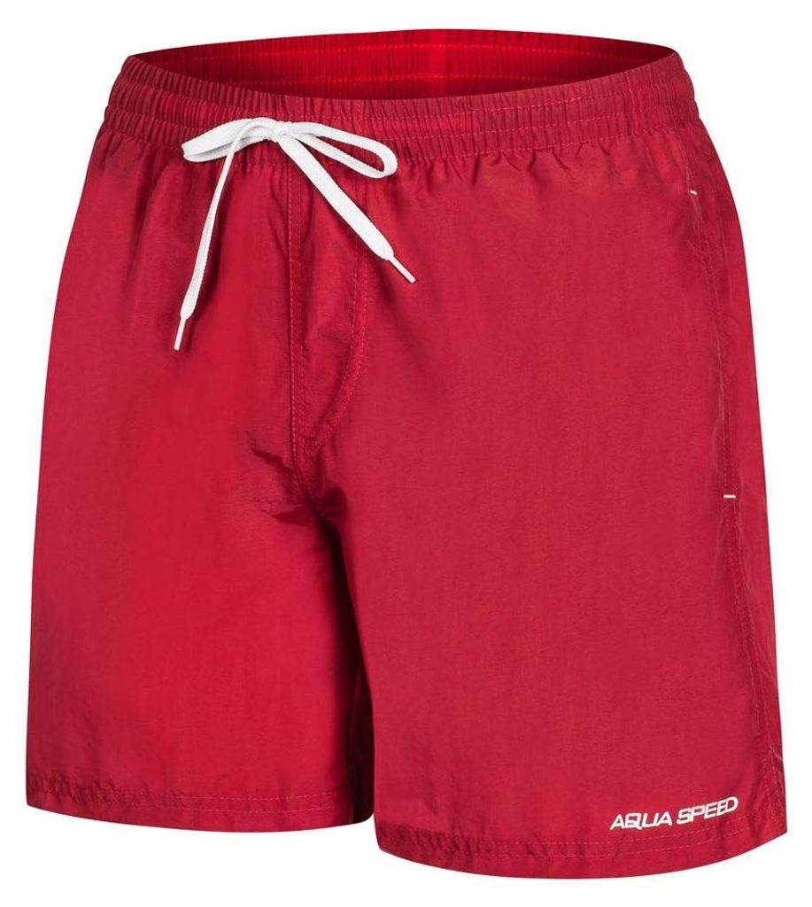 Aqua Speed - "Remy" Badeshorts für Herren MR78449 (S) (Rot)