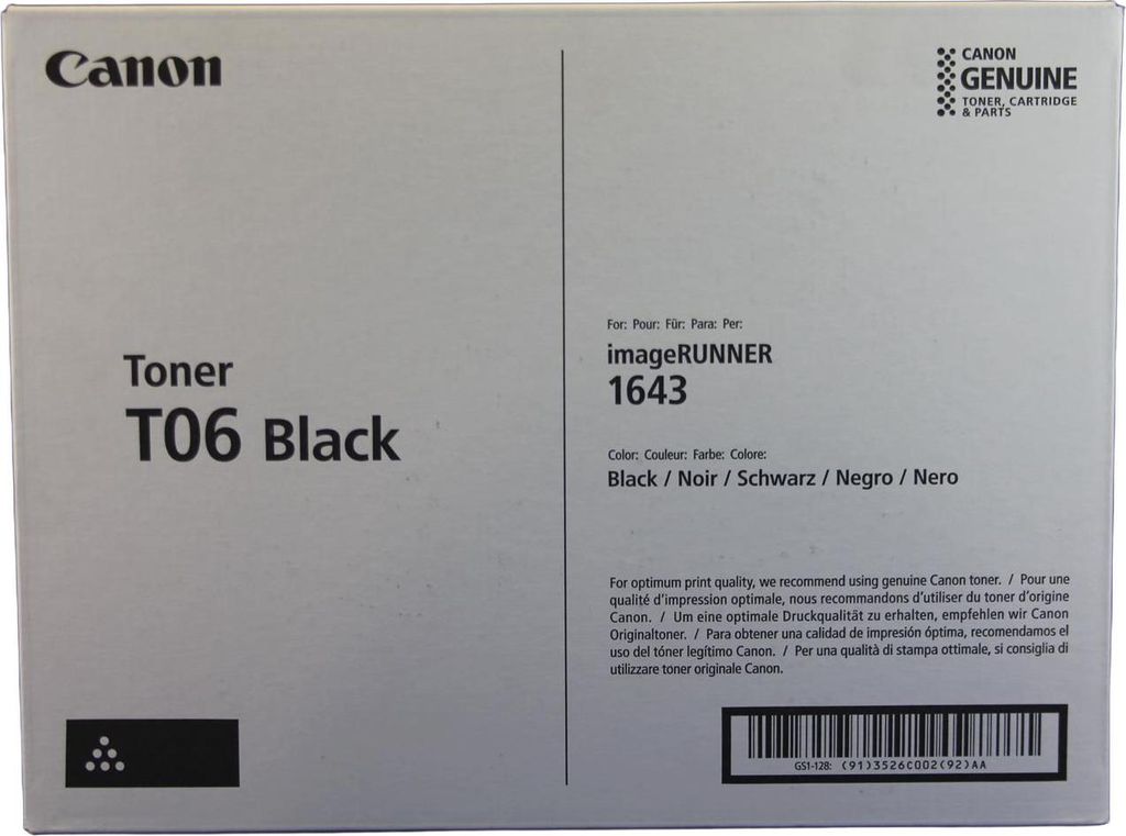 Canon T06 - Schwarz - original - Tonerpatrone