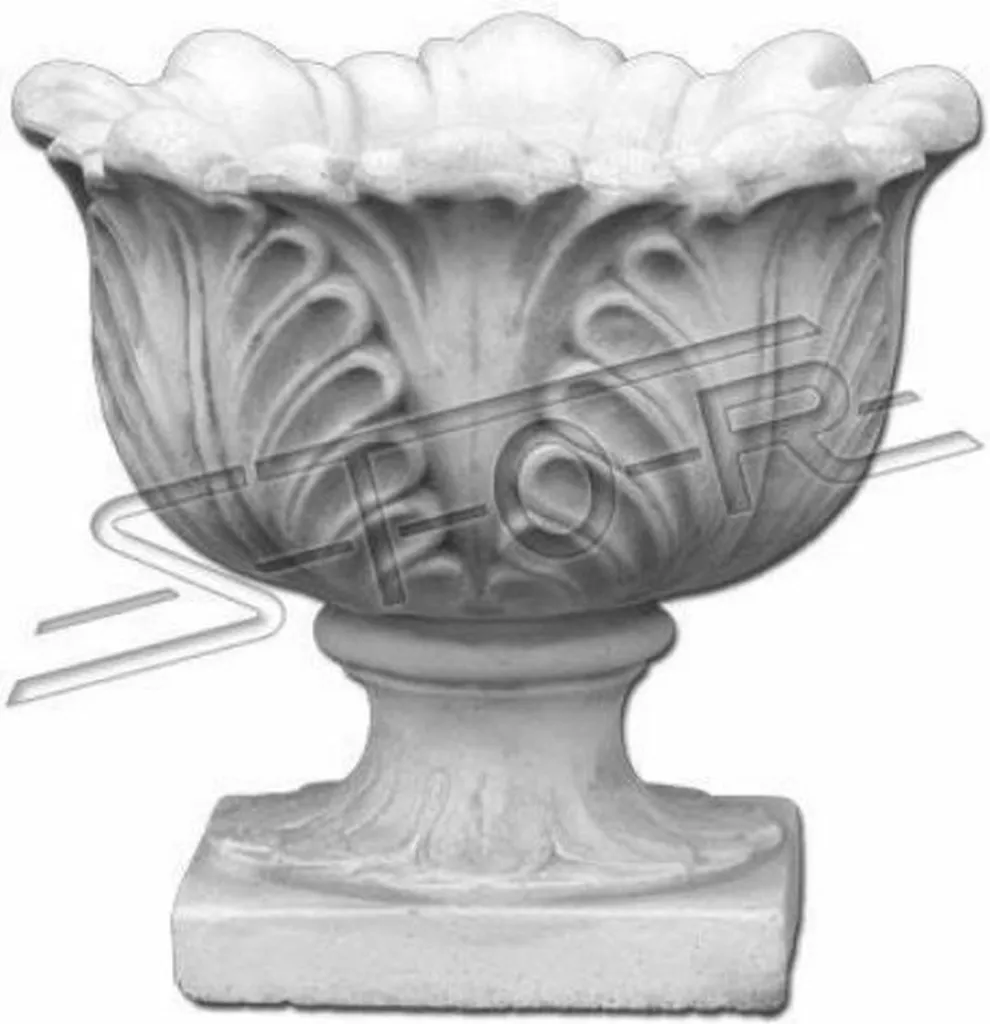 Pot de fleurs Visage Sculpture en Relief Design Artistique S104013