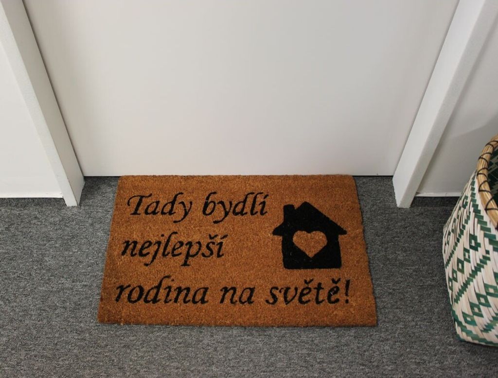 HOME ELEMENTS Rohož 40x60 cm,  Nejlepší rodina na světě Obrázek produktu 