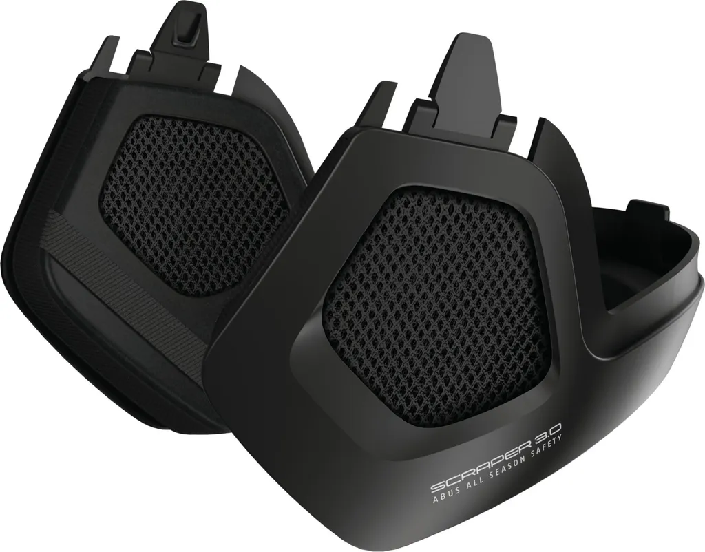 Kit Hiver Abus 81804 Scraper 3.0 Velvet Black M - Pièce Détachée Casque