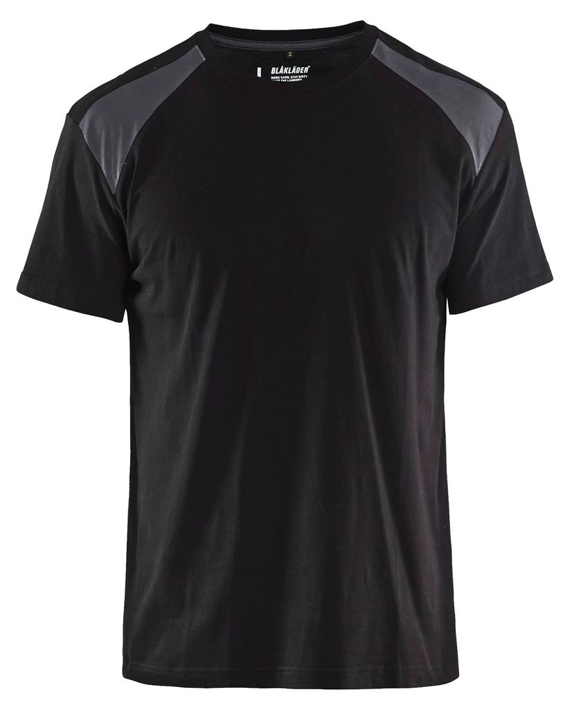 Blakläder T-Shirt 3379 1042 in div. Farben, Farbe:Schwarz/Mittelgrau, Größe:M