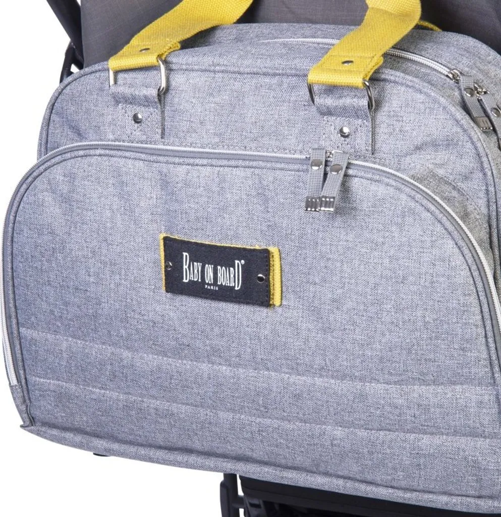 Sac à langer moderne Urban Yellowstone : bagagerie bébé chic et utile