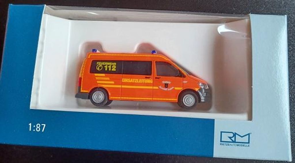 Rietze 53816 - 1/87 Volkswagen T6 Feuerwehr Siegburg - Neu