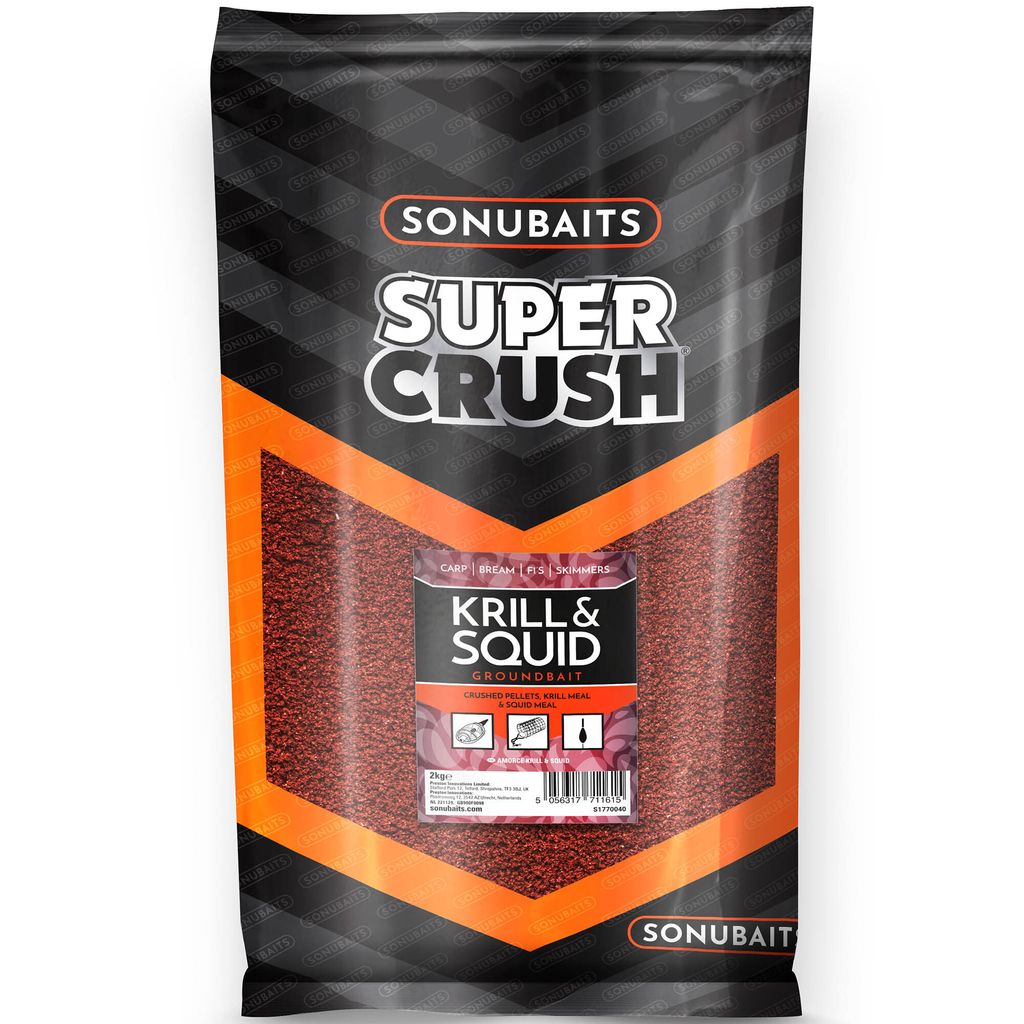 Sonubaits Super Crush Krill & Squid Groundbait 2 kg Obrázok produktu 