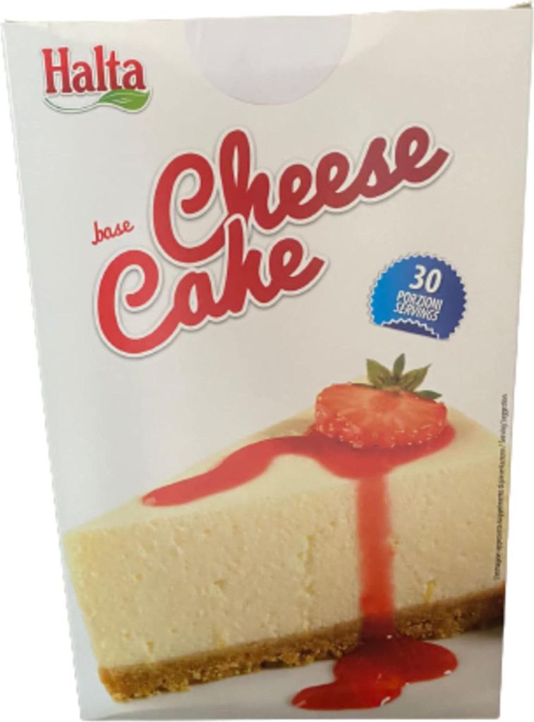 Halta Preparato per Cheesecake Vorbereitet für Käsekuchen 900g Packung Ideal zur Herstellung der Füllung für den typisch amerikanischen Käseku...