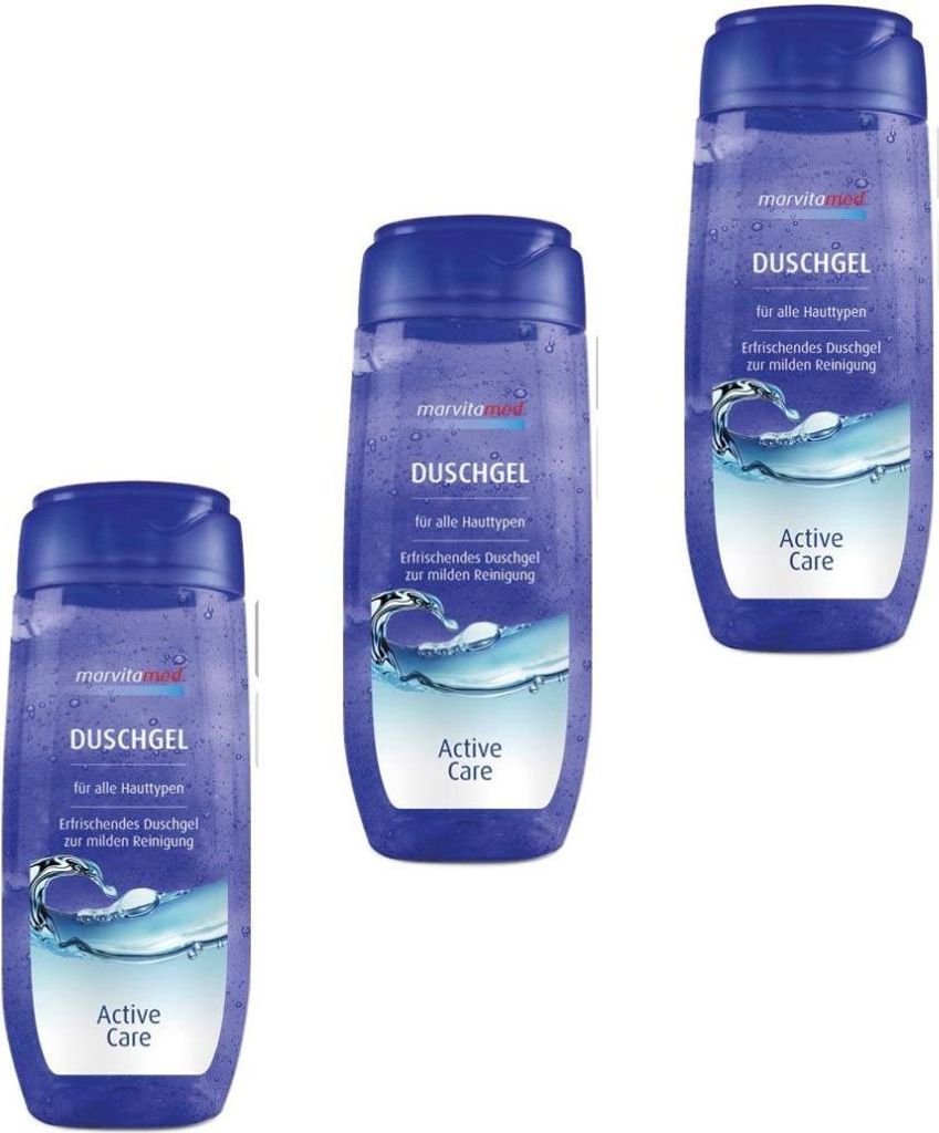 3x 300 ml Marvita med Duschgel Activ Care